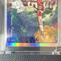 2025 Topps Cosmic Chrome - Patrick Mahomes Stars Of The Night STN-14 - Image 4