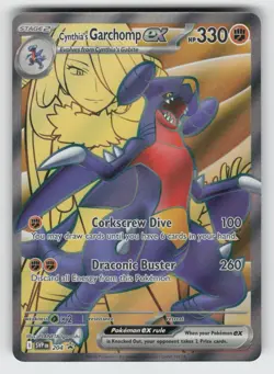 Cynthia's Garchomp ex 204 Holo SV: Scarlet & Violet Promo Cards NM - Image 1