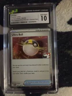 Ultra Ball 196/198 Prize Pack Series Cards Holo - Image 1