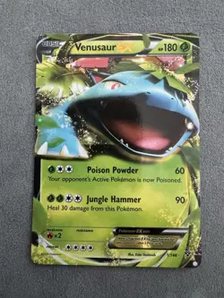 Venusaur EX 1/146 XY Ultra Rare Holo Pokemon Card - Image 1