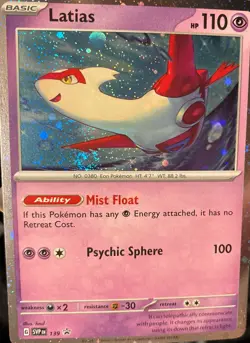 Latias - 139 (Cosmo Holo) Scarlet & Violet Promo Card Holo Pokemon Black Star ⭐ - Image 1