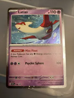 Latias - 139 (Cosmo Holo) Scarlet & Violet Promo Card Holo Pokemon Black Star ⭐ - Image 2