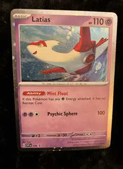 Latias - 139 (Cosmo Holo) Scarlet & Violet Promo Card Holo Pokemon Black Star ⭐ - Image 4