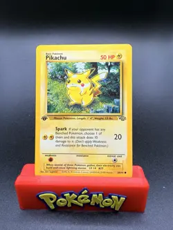 Pokemon TCG Jungle (1st Edition) #60/64 Pikachu LP Common Card - Image 1
