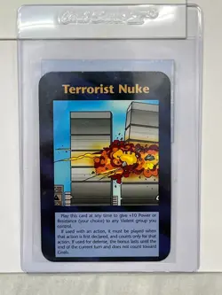 VTG ILLUMINATI INWO Card Game TERRORIST NUKE New World Order SGC 1995 9-11 B8 - Image 1