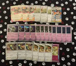 Pokemon Cards Cores/Staples Dragapult EX Teal Mask Ogerpon EX Ceruledge EX - Image 5