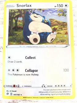 Snorlax Cosmos Holo Holo Foil Promo Miscellaneous Cards Products 141/192 NM - Image 1