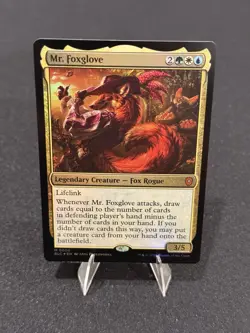Mr. Foxglove - 6 - NM Foil - Commander: Bloomburrow - MTG - Image 1