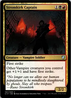 Stromkirk Captain 197 Uncommon Commander 2017 MTG Near Mint - Image 1