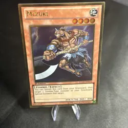 Yugioh! LP Mezuki - PGLD-EN073 - Gold Rare - 1st Edition Lightly Played, English - Image 1