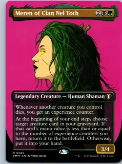 Meren of Clan Nel Toth (Borderless) Commander Masters NM R - Image 1