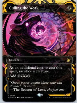Culling the Weak Secrets of Strixhaven: Mystical Archive NM MTG - Image 1