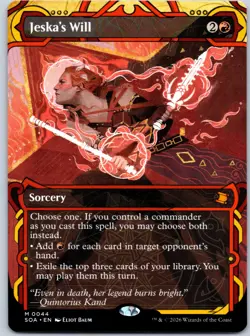 Jeska's Will Secrets of Strixhaven: Mystical Archive NM MTG - Image 1