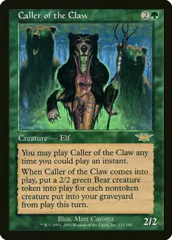MTG Caller of the Claw - LGN Legions - Image 1
