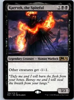 Kaervek, the Spiteful Core Set 2021 NM R - Image 1