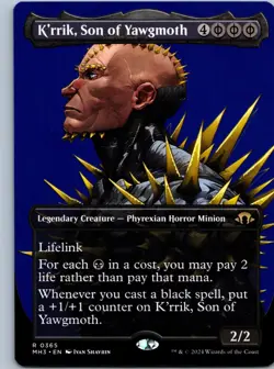 K'rrik, Son of Yawgmoth (Borderless) Modern Horizons 3 NM R - Image 1