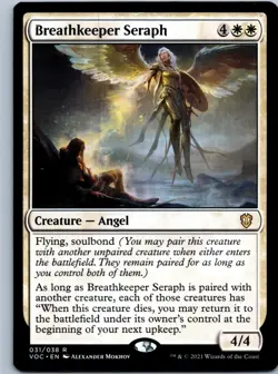 Breathkeeper Seraph Commander: Innistrad: Crimson Vow NM R - Image 1