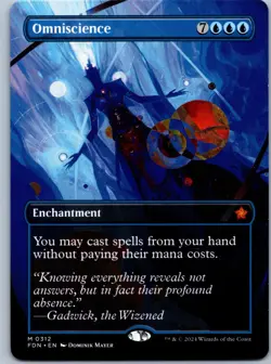 Omniscience (Borderless) Foundations NM M - Image 1