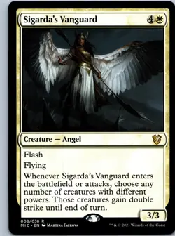Sigarda's Vanguard Commander: Innistrad: Midnight Hunt NM R - Image 1