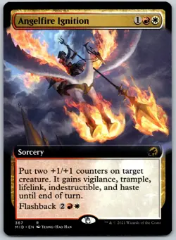 Angelfire Ignition (Extended Art) R Innistrad: Midnight Hunt 367 NM - Image 1