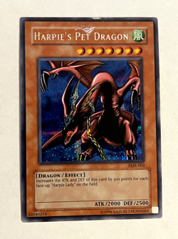 Harpie's Pet Dragon (Forbidden Memories) FMR-002 Yu-Gi-Oh! Video Game... - Image 1
