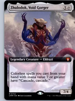 Zhulodok, Void Gorger (Extended Art) M Commander Masters 752 NM - Image 1