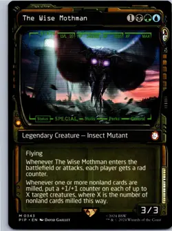 The Wise Mothman (Showcase) - Universes Beyond: Fallout - M 343 NM - Image 1
