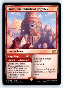 Lindblum, Industrial Regency 285 Rare FINAL FANTASY Magic: The Gathering NM - Image 1