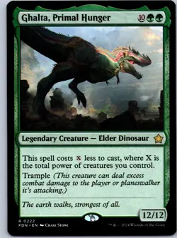 Ghalta, Primal Hunger R Foundations 222 NM - Image 1
