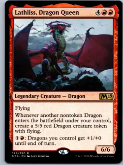 Lathliss, Dragon Queen Core Set 2019 NM R - Image 1