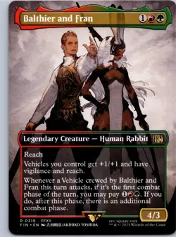 Balthier and Fran () (Borderless) - FINAL FANTASY - R 319 NM - Image 1