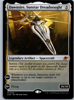 Dawnsire, Sunstar Dreadnought Edge of Eternities NM M - Image 1