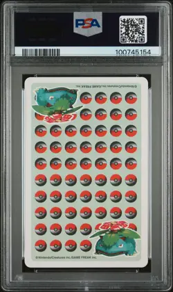 1998 POKEMON STADIUM GREEN VERSION PLAYING CARDS ACE OF SPADES MEW PSA 10 - Image 2