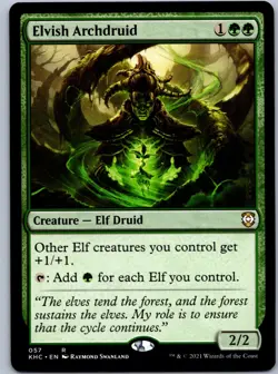 Elvish Archdruid R Commander: Kaldheim 57 NM - Image 1