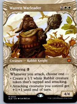 Warren Warleader (Showcase) - Bloomburrow - M 300 NM - Image 1