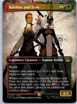 Balthier and Fran (0319) (Borderless) R FINAL FANTASY 319 NM - Image 1
