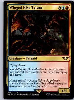 Winged Hive Tyrant - Universes Beyond: Warhammer 40,000 - R 148 NM - Image 1
