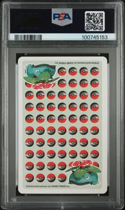 1998 POKEMON STADIUM GREEN VERSION PLAYING CARDS ACE OF DIAMONDS SNORLAX PSA 10 - Image 2