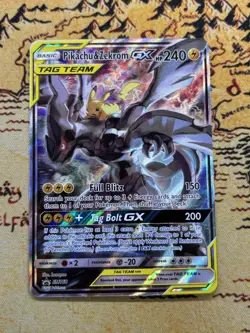 Pokemon Pikachu & Zekrom GX - SM Promos (SMP) - SM168 - GX TAG TEAM - Image 1