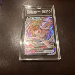 Mew Vmax 114/264 Full Art Ultra Rare Fusion Strike Pokemon Tag 10 Gem Mint Eng. - Image 4