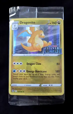Dragonite 131/195 Pokemon TCG Silver Tempest Stamped Promo EU Gamestop SEALED - Image 1