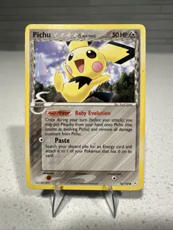 Pokemon TCG Pichu EX Holon Phantoms Card 76/110 - Image 1