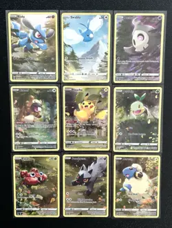 Crown Zenith Galarian Gallery 9 Card Set: GG26-GG34 Pokemon Cards - NM - Image 1