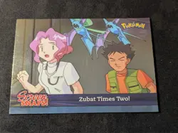 Topps Pokemon Screen Snap08 Zubat Times Two Blue Label Holo LP - Image 1