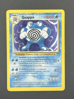 Pokemon Base Set Unlimited Quappo (Poliwrath) - 13/102 - Holo - German - Image 2