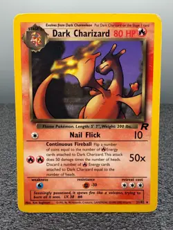 2000 POKEMON Dark Charizard Team Rocket 21/82 - Image 1