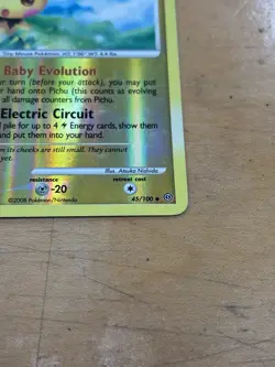 Pichu 45/100 Stormfront Reverse Holo Uncommon 2008 HP/DMG - Image 2