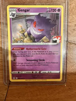 Gengar – 066/196 – Prize Pack – NM – Pokemon TCG – Stamped Promo – Short Print - Image 1
