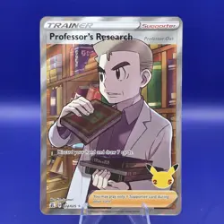 Professor's Research (Professor Oak) 024/025 Celebrations Pokemon Holo NM - Image 1