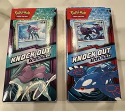 Pokemon Knockout Collection Kyogre And Suicune Sealed Packages Brand New Set Two - Image 1